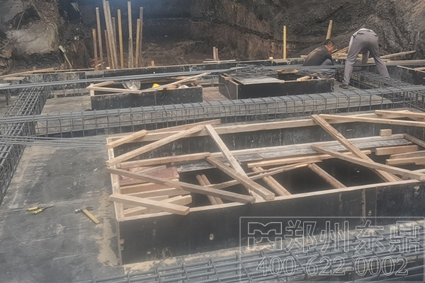 內蒙古煤泥烘干機項目基礎建設現場 內蒙古煤泥烘干機項目基礎建設現場