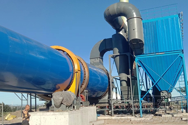 山西大同煤泥烘干機項目現場