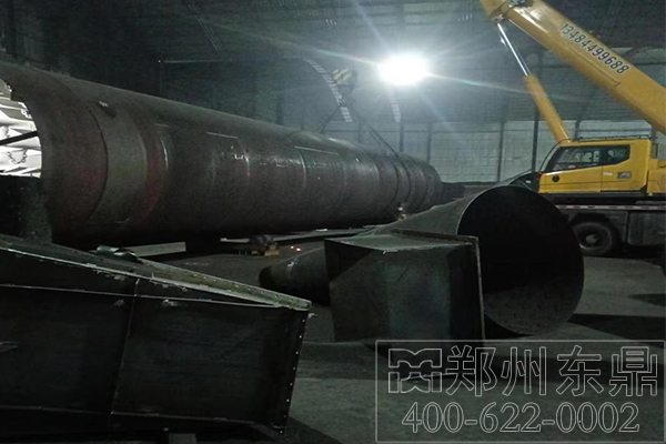 山西彬縣煤泥烘干機(jī)項(xiàng)目安裝現(xiàn)場