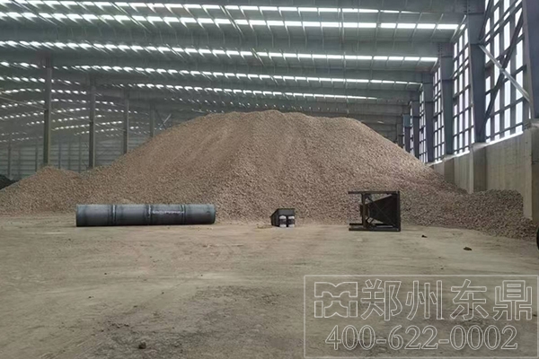 滾筒礦渣烘干機施工實拍現場