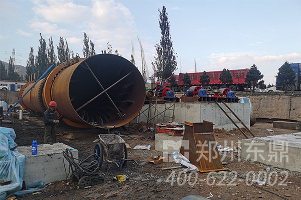 山西山陰縣煤泥烘干機(jī)安裝現(xiàn)場情況